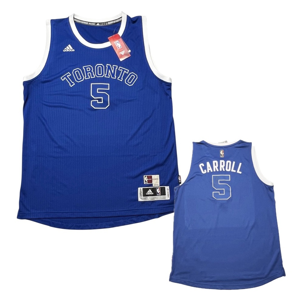 BNWT Adidas Toronto Huskies Raptors Demarre Carroll Swingman Jersey L SIGNED?